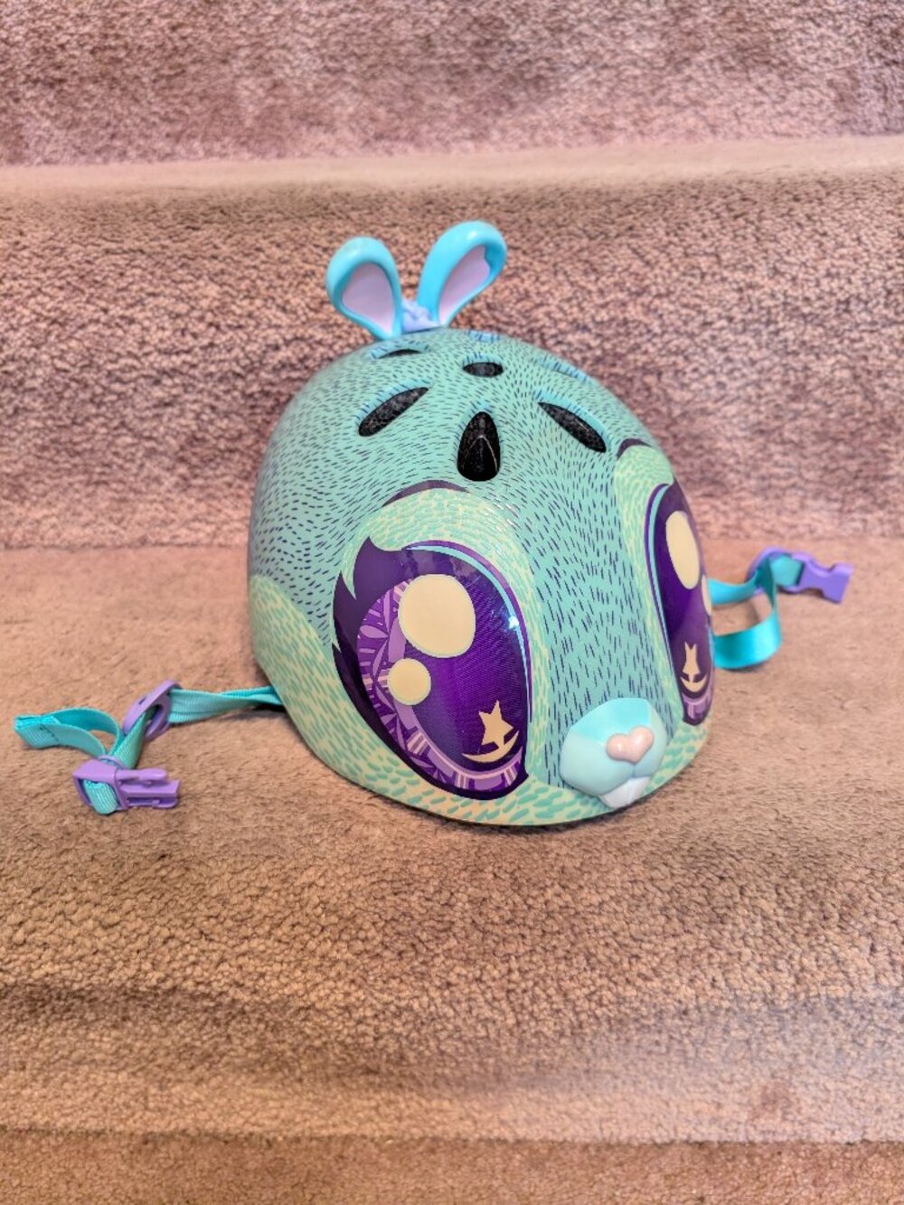 Raskullz helmet extra small 48-52 cm bunny teal purple